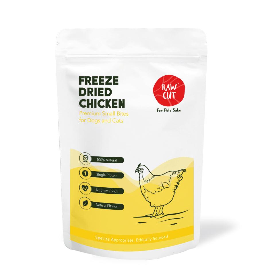 Freeze Dried - Chicken Bites Treats - Raw Cut