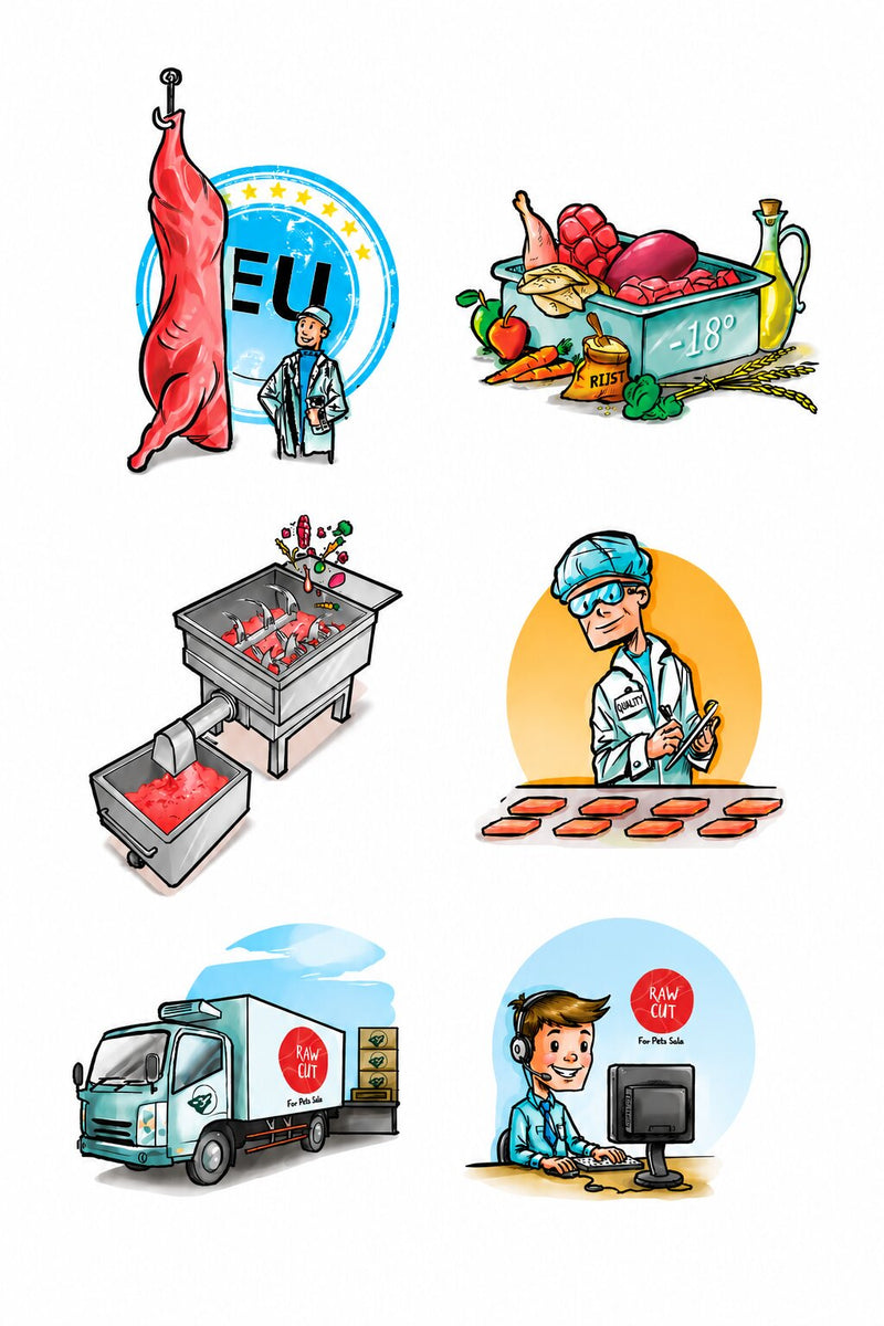 Production Process - Raw Cut UAE