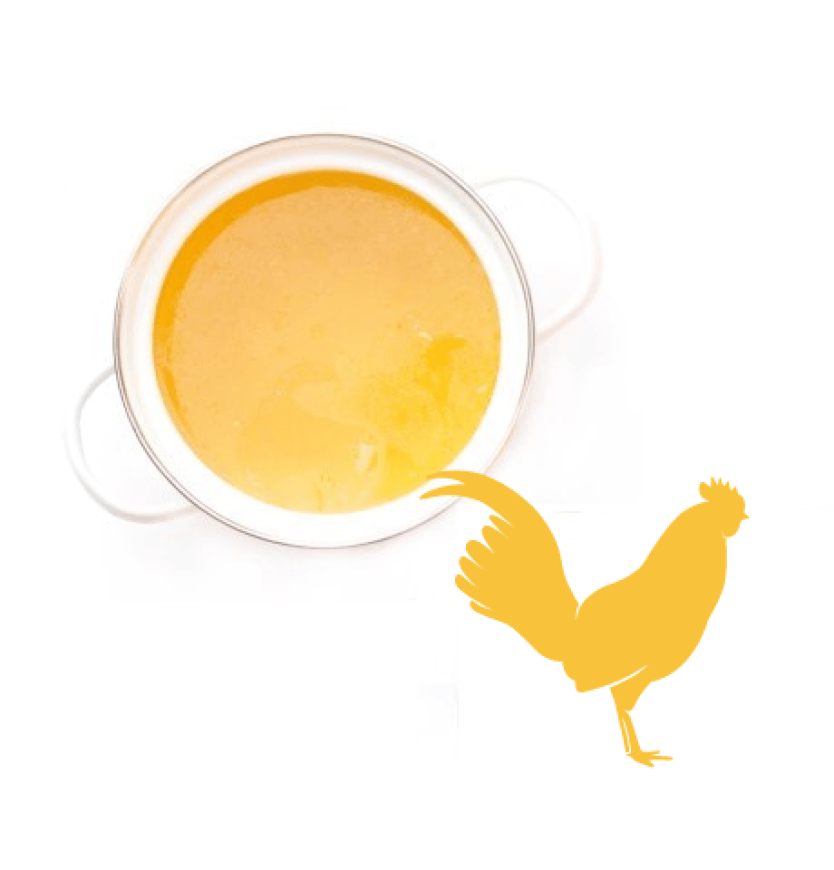 Chicken Bone Broth For Pets - Raw Cut