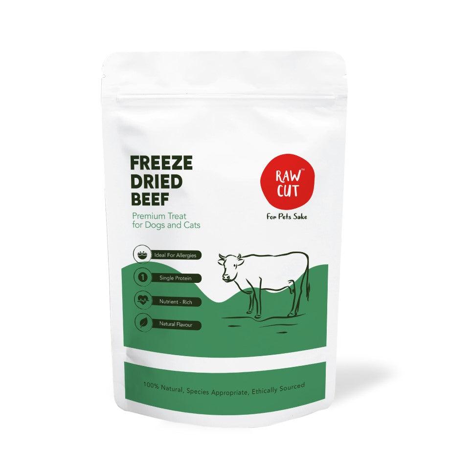 Freeze Dried - Beef Pet Treats - Raw Cut