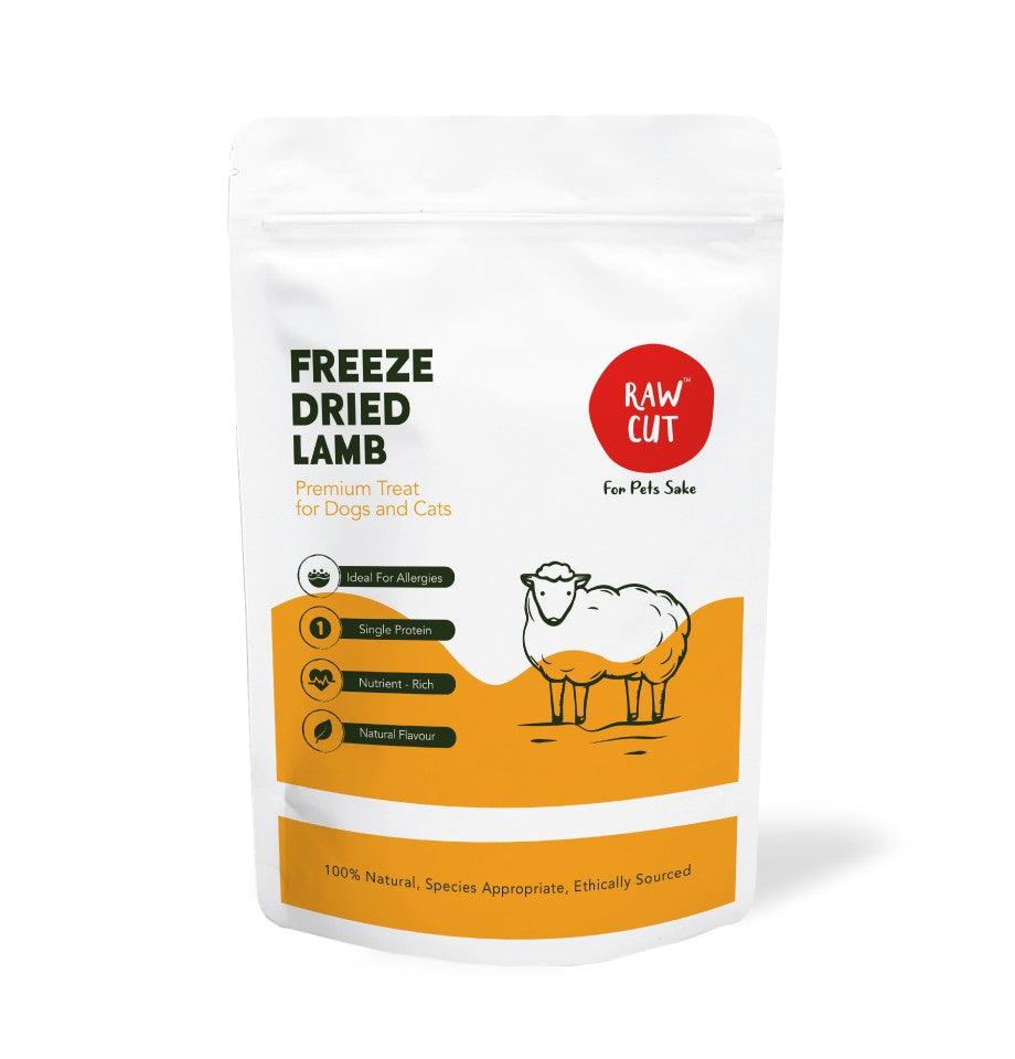 Freeze Dried - Lamb Pet Treats - Raw Cut