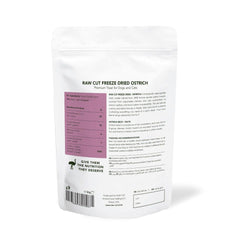 Freeze Dried - Ostrich Pet Treats - Raw Cut